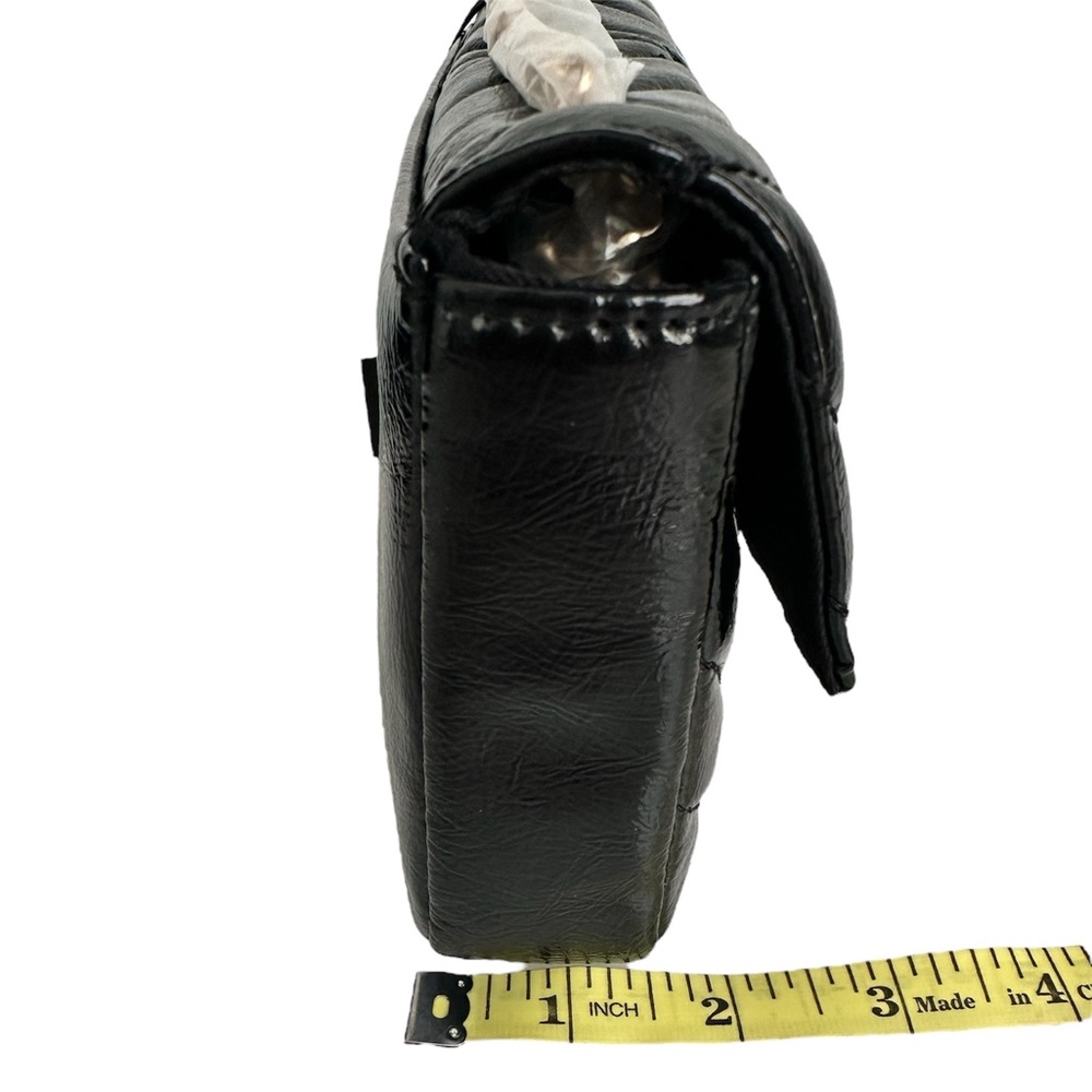 NICOLE MILLER Black Quilted Adjustable Crossbody Shoulder Handbag Women NWT $50 - Picture 12 of 12
